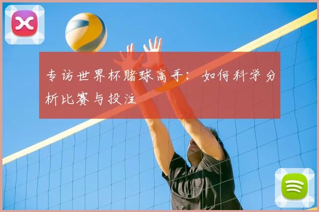 专访世界杯赌球高手：如何科学分析比赛与投注