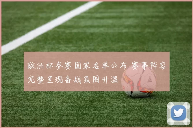 欧洲杯参赛国家名单公布 赛事阵容完整呈现备战氛围升温