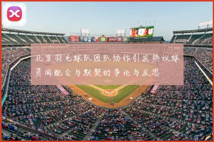 北京羽毛球队团队协作引发热议球员间配合与默契的争论与反思